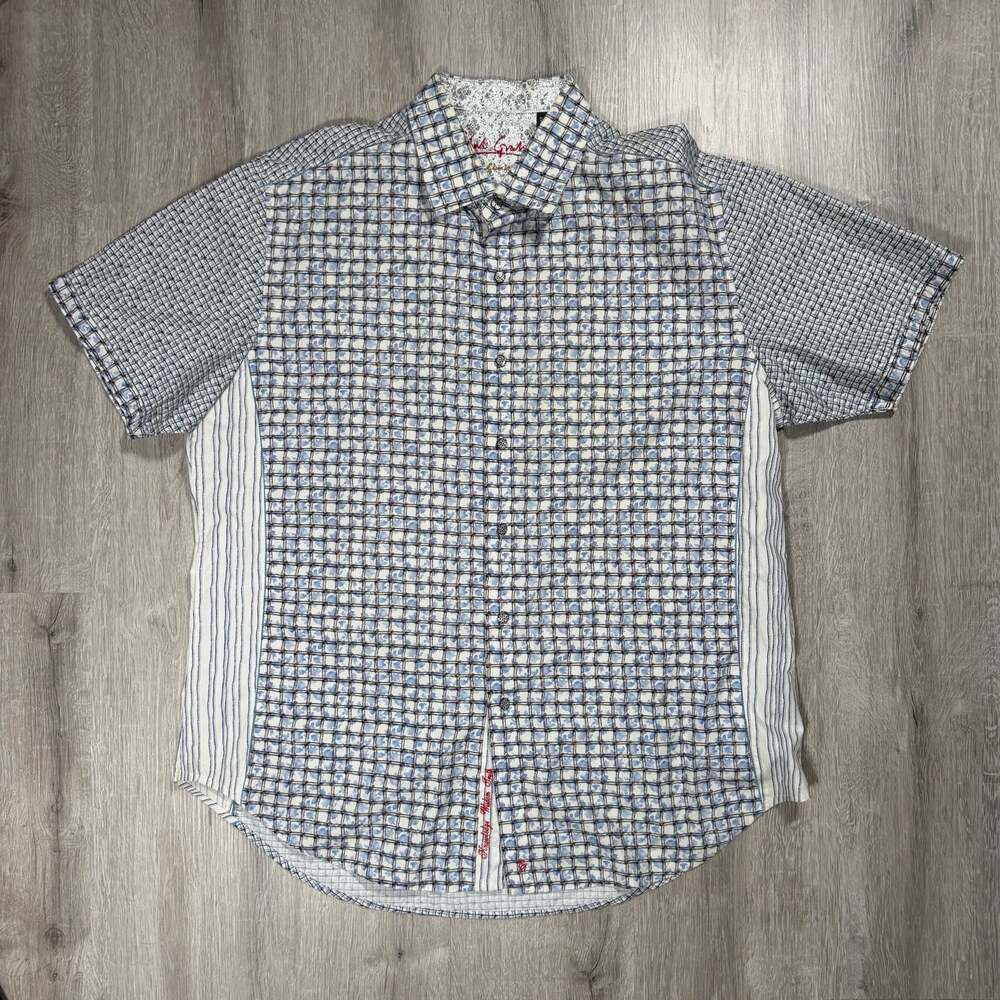 Robert Graham Limited Edition Short Sleeve Button-Up Shirt XL